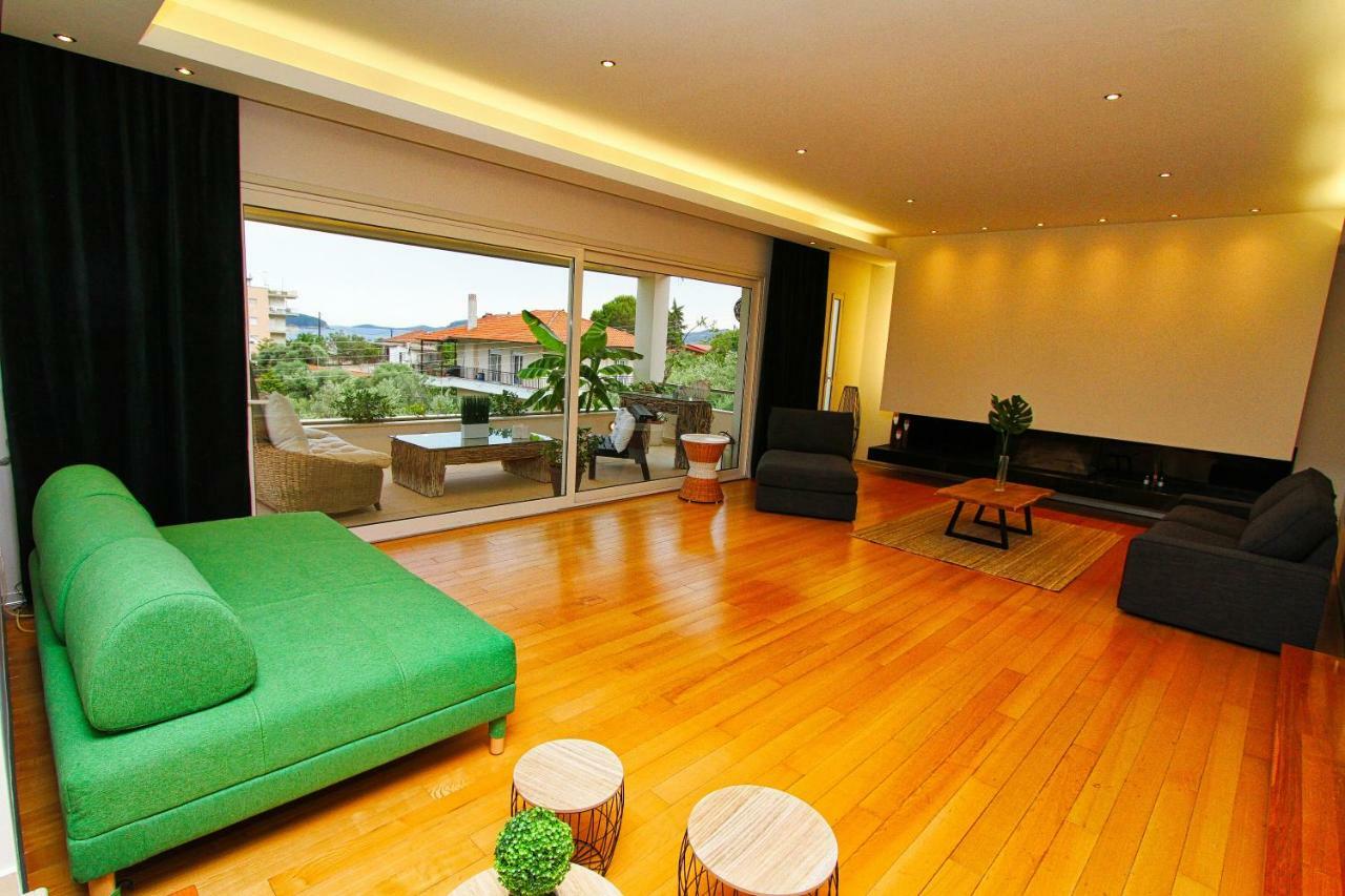 Aerides Luxury Villa Palaiontsiflikion Luaran gambar